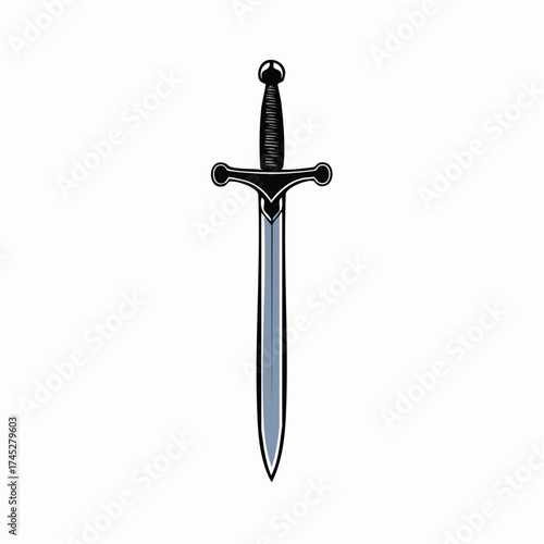 Sword with transparent background