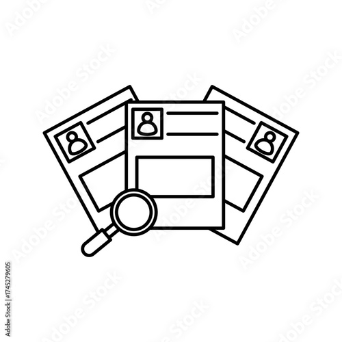 job icon on white background