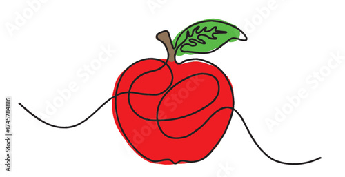 Apple line art