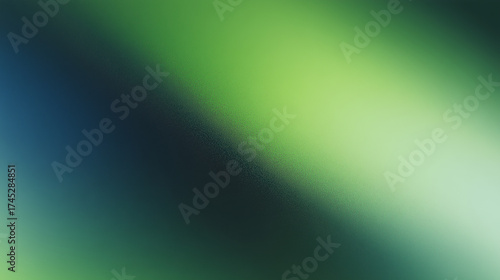 Moody Green Gradient Background with Soft Transitional Shades for Design Use