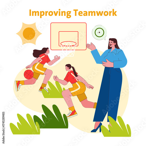 Coaching Basketball Team for Improved Teamwork