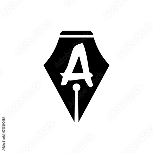 Initial A Logo Design Vector Illustration