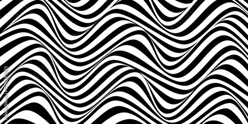 wavy motion vector abstract background. black and white background.