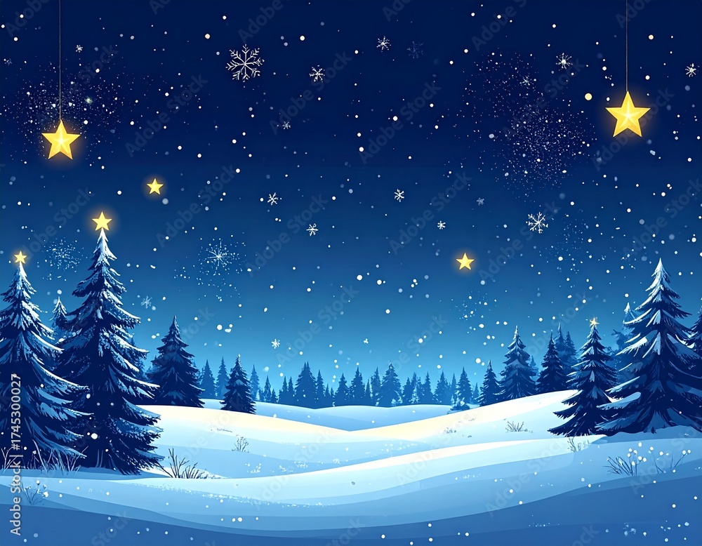 Naklejka premium 겨울풍경