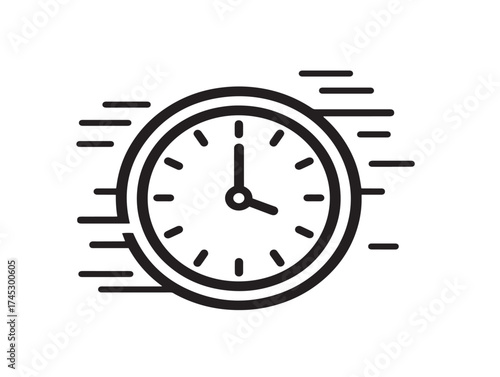 Free time icon 2D vector line art for leisure activities and relaxation