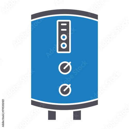 Central heating Vector icon, which can easily modify or edit