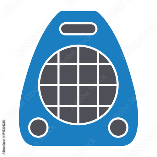 Electric heater Vector icon which can easily modify or edit