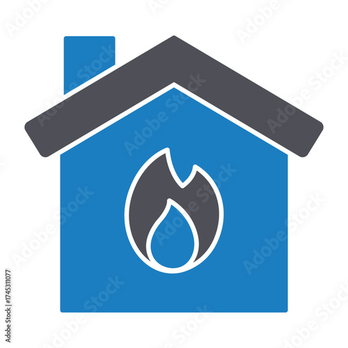 Heating Floor Vector icon which can easily modify or edit
