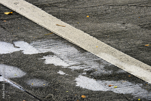 asphalt road texture with lines