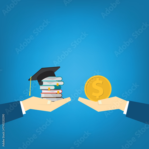 Investment in knowledge, student loan and scholarship	