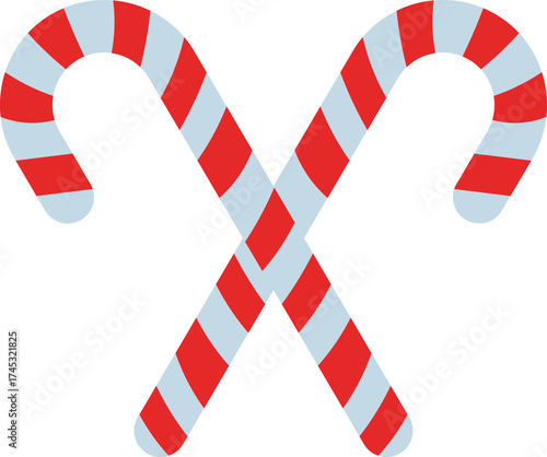 Christmas candy vector illustration