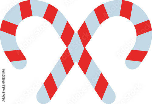 Christmas candy vector illustration