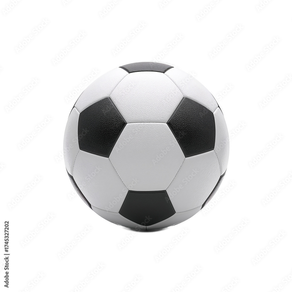 Obraz premium Creative Soccer Ball with Painted Landscape Panels Realistic 3D PNG