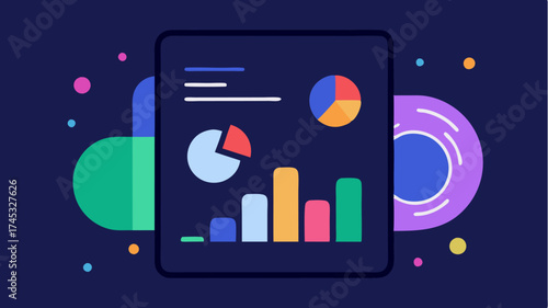 A dark mode design of a nutrition apps home screen featuring bright contrasting charts and metrics for easy readability and user engagement.