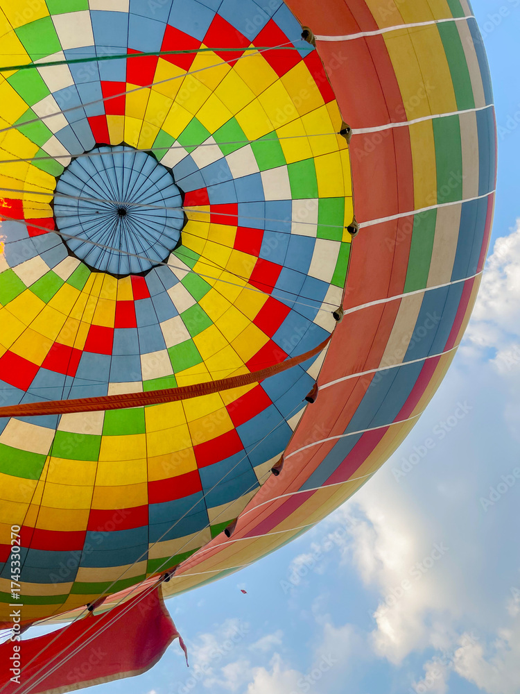 Obraz premium colorful hot air balloon