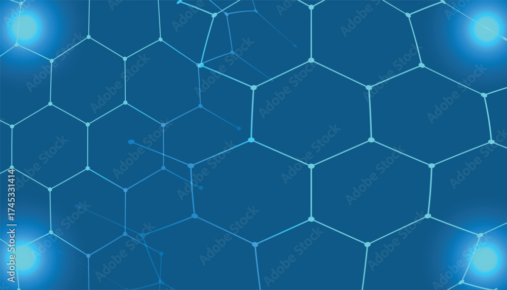 Seamless geometric pattern hexagon 