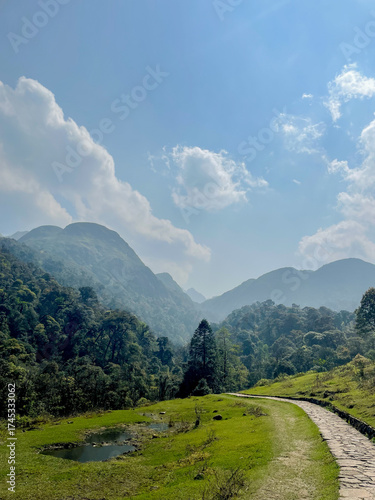 mountain road in the mountains