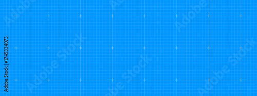 Blueprint mat background, engineering graph paper for science or technology designs