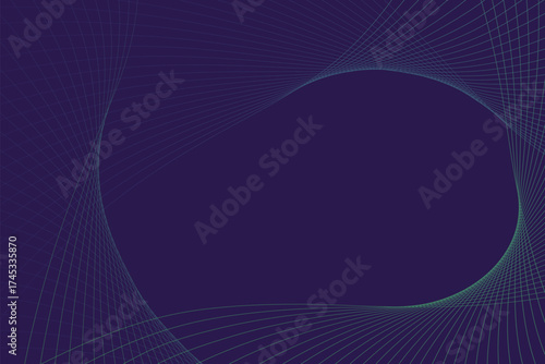 purple background with a white wave line