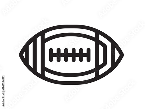 Streaming Sports icon 2D vector line art for live online broadcasts