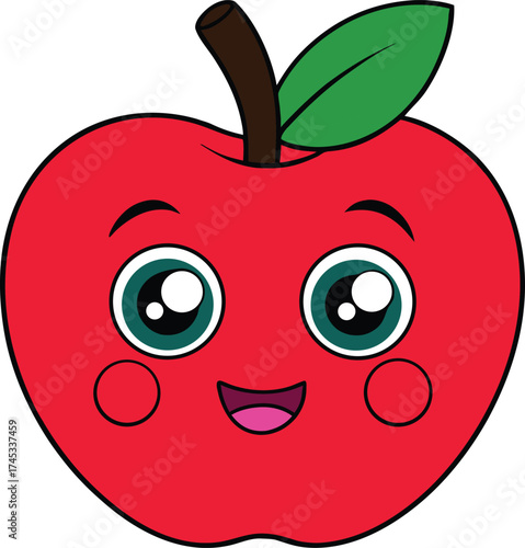 Apple logo icon isolated on white background