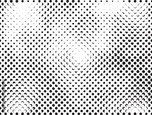 Halftone dots background - Logo Design Element. Abstract vector template - easy to use