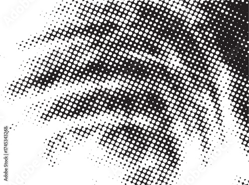 Halftone dots background - Logo Design Element. Abstract vector template - easy to use