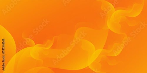 A vibrant gradient background features a combination of orange and yellow hues with soft, natural modern nice abstract