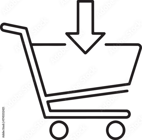Add to Cart Vector Icon.