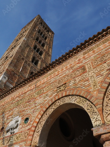 Pomposa Abbey, built in the 6th-7th centuries. It is located in the province of Ferrara, northern Italy.