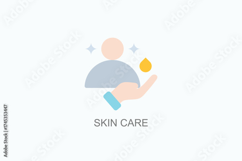 Skin Care Icon Or Logo Isolated Vector Illustration