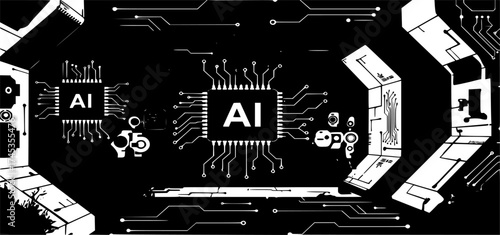 circuit board background