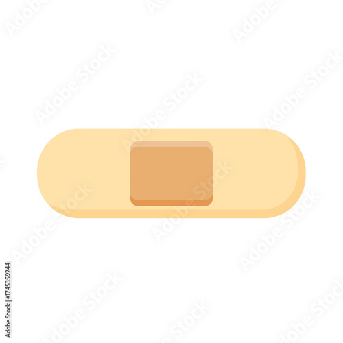 Simple Adhesive Bandage for First Aid and Wound Care.