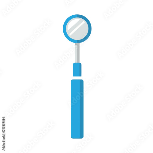 Dental Mirror Tool for Oral Examination and Hygiene.