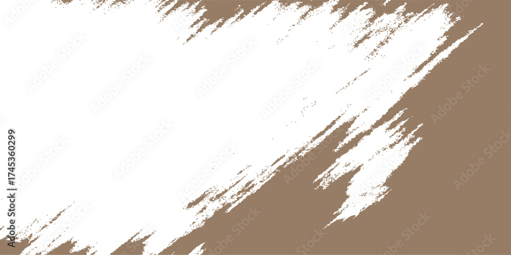 Fototapeta premium Wind-blown grass silhouette on a grunge paper texture with a subtle ink splatter border. detail, splash, paint, art, dirty, drop, vector, water, splat, color, stain, dirt, liquid, old