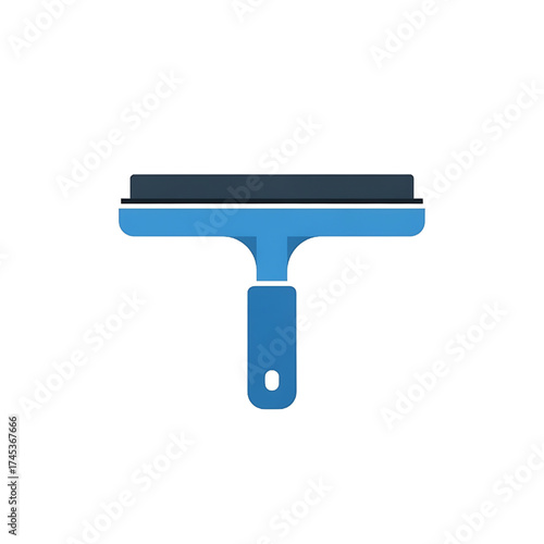 Window Cleaning Squeegee Tool Icon Illustration for Cleanliness and Maintenance