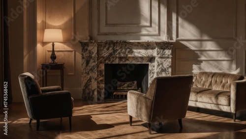 Minimalist Modern Living Room with Natural Light