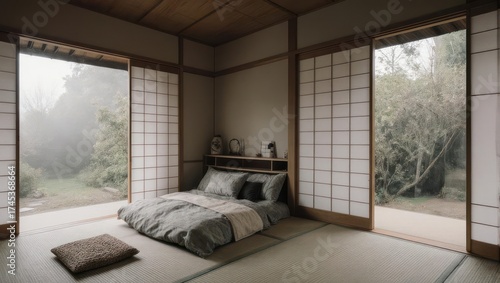 Minimalist Modern Living Room with Natural Light