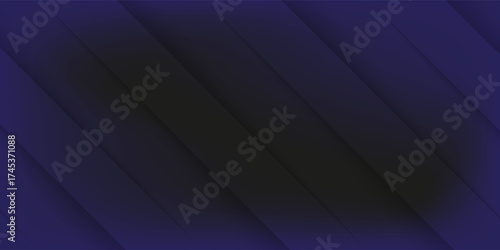 minimalist Black dark navy blue silver abstract pattern background. Geometric shape. Line triangle angle fold polygon. art