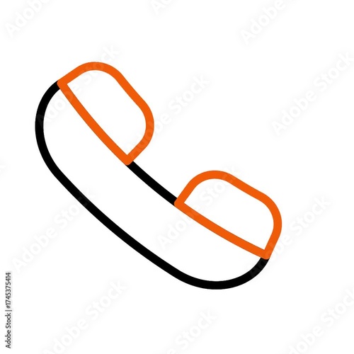 telephone Animated Video Icon - Motion Graphics