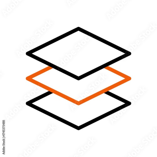 layers Animated Video Icon - Motion Graphics