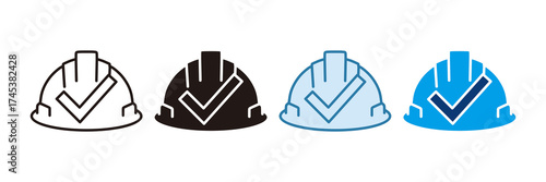 Workplace Safety Icon Set Multiple Style Collection
