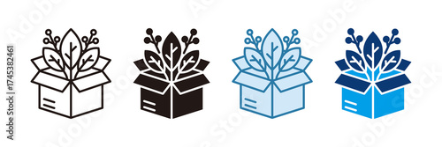 Ethical Sourcing Icon Set Multiple Style Collection