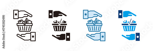 Customer Rights Icon Set Multiple Style Collection