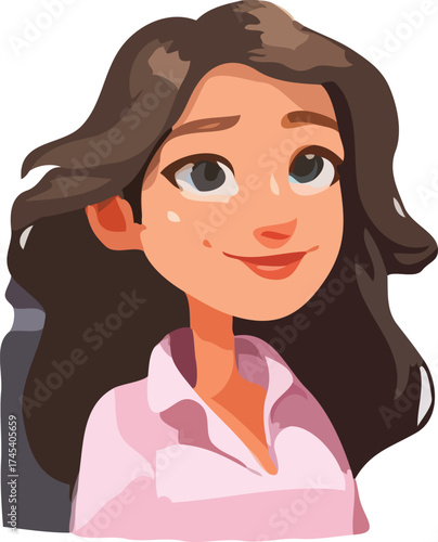 woman cartoon character