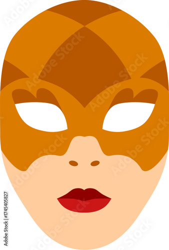 woman Carnival mask. carnival mask vector