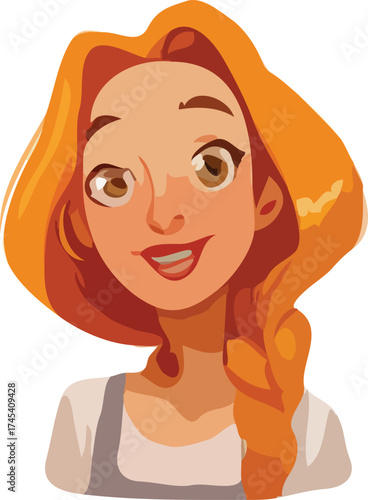 woman cartoon character