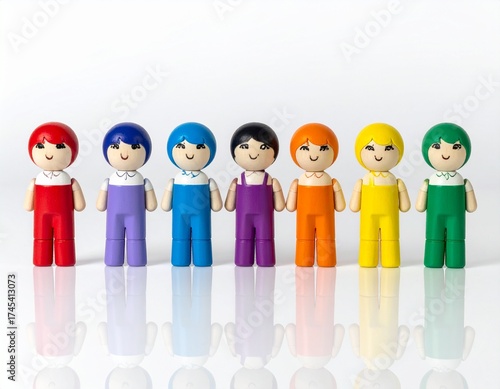 Generated image Ishihara (color blindness) test diagrams (real display) on a shadow-free white background