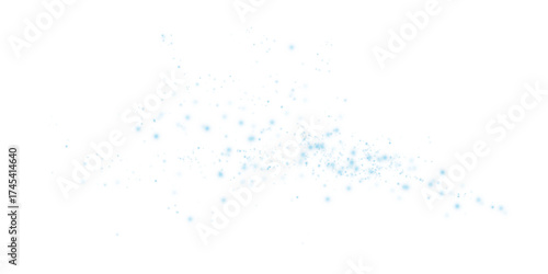 Shimmering Blue Abstract Stars and Light Overlay with Glowing Particles and Glistening Shine for Luxury Backgrounds