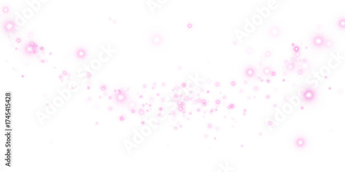 Foto Festive Pink Dust Shine with Glow, Star Sparkles and Celebration Effect
